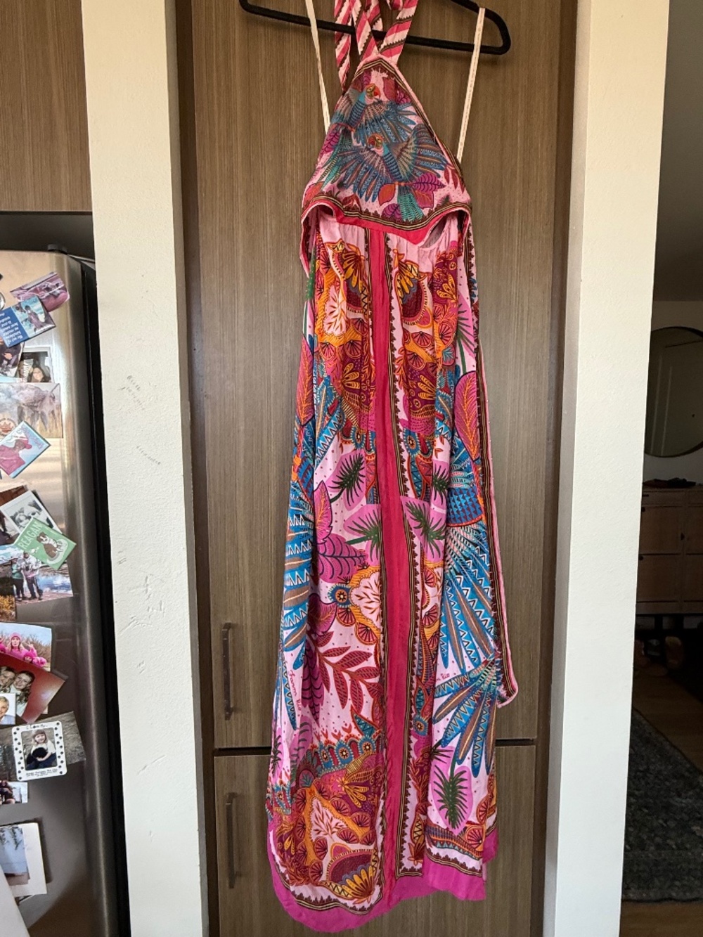 FARM Rio macaw scarf maxi